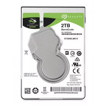Seagate Barracuda 2.5 Zoll interne Festplatte 2 TB 5400 RPM 128 MB 2.5 Zoll Serial ATA III