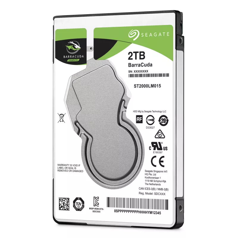 Seagate Barracuda 2.5 Zoll interne Festplatte 2 TB 5400 RPM 128 MB 2.5 Zoll Serial ATA III