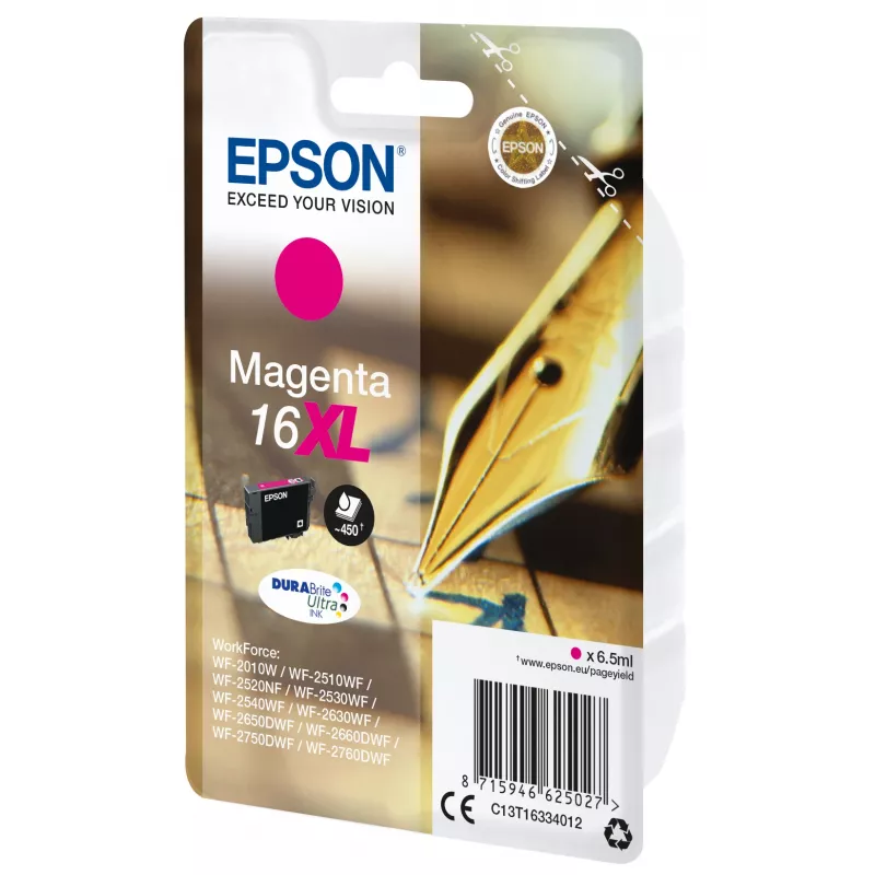 Epson Pen and crossword Einzelpackung Magenta 16XL DURABrite Ultra Tinte