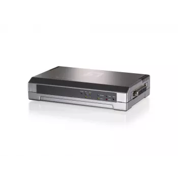 LevelOne Printserver, 2 x USB, 1 x Parallel, Grau, Aktivität, Link, Strom, Status, Taiwan, Ethernet LAN, IEEE 802.3, IEEE 802.3u, 10,100 Mbit/s