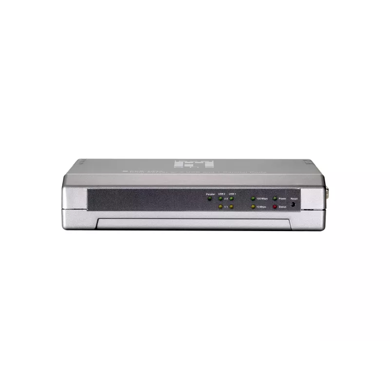 LevelOne Printserver, 2 x USB, 1 x Parallel, Grau, Aktivität, Link, Strom, Status, Taiwan, Ethernet LAN, IEEE 802.3, IEEE 802.3u, 10,100 Mbit/s