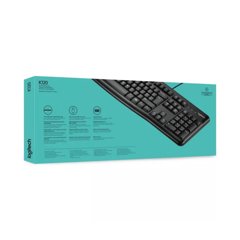 LOGITECH OEM-Tastatur K120 AZERTY Französisch