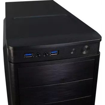 PC-Gehäuse Inter-Tech IT-5905 Midi Tower schwarz