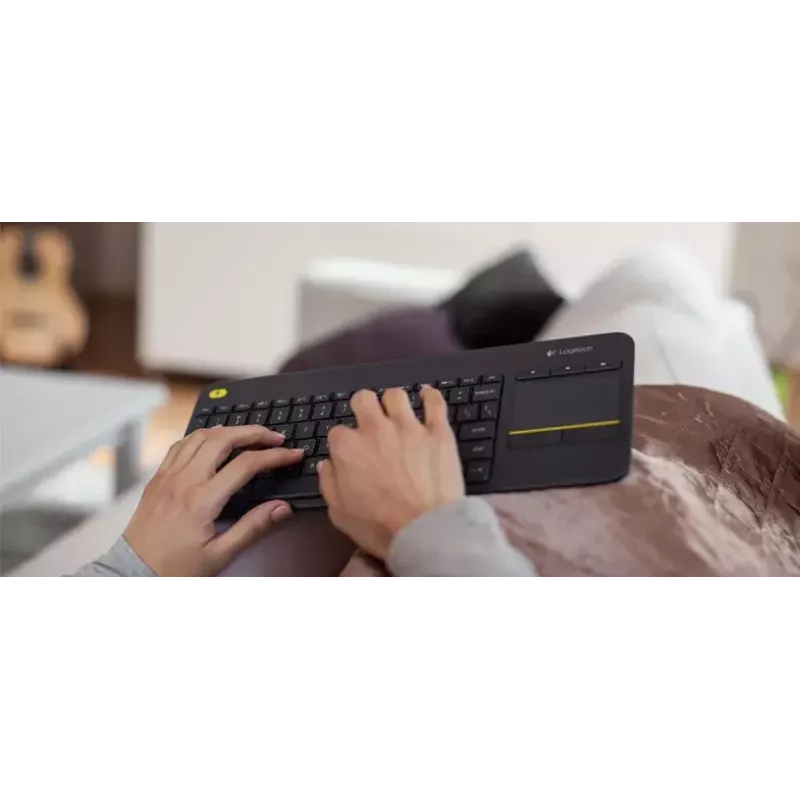 LOGITECH Wireless Touch Keyboard K400 Plus - Schwarz - QWERTZ Deutsch
