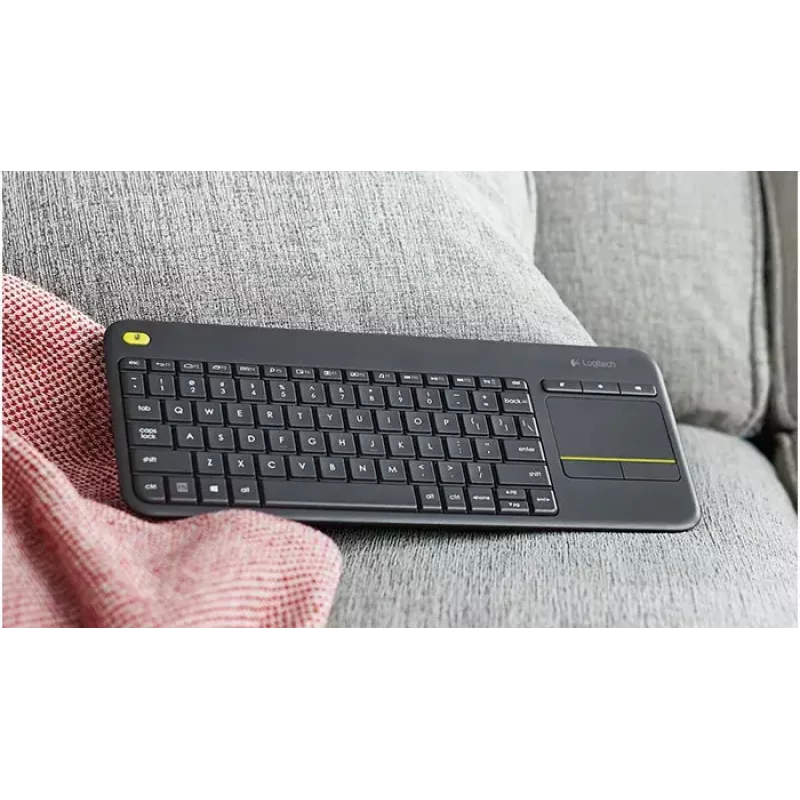 LOGITECH Wireless Touch Keyboard K400 Plus - Schwarz - QWERTZ Deutsch