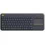 LOGITECH Wireless Touch Keyboard K400 Plus - Schwarz - QWERTZ Deutsch