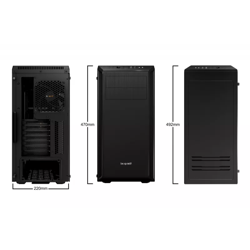 be quiet Pure Base 600 Window Midi Tower Schwarz