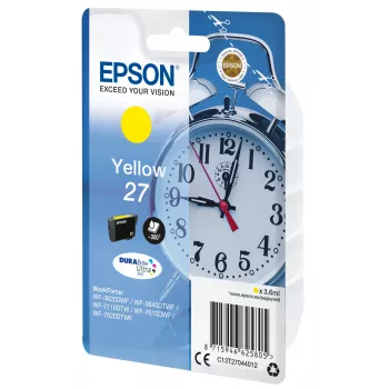 Epson Alarm clock Einzelpackung Gelb 27 DURABrite Ultra Ink