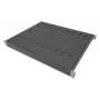 DIGITUS 1U feste Fachbodenablage, für 600 mm tiefe Schränke einstellbar, 350 mm Tiefe, Farbe schwarz (RAL 9005)