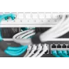 DIGITUS 1U Kabelbürsten-Managementpanel 44x483x11 mm, Bürstengröße 27x423 mm, Farbe grau (RAL 7035)