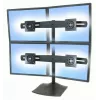 Monitor-Tischständer Ergotron DS Series DS100 Quad 61 cm Schwarz