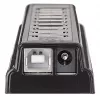 Manhattan USB-A 10-Port-Desktop-Hub, 10x USB-A-Ports, 480 Mbit/s (USB 2.0), Stromversorgung über USB oder externes Netzteil (nicht im Lieferumfang) für erhöhte Leistung an angeschlossenen Geräten