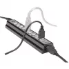 Manhattan USB-A 10-Port-Desktop-Hub, 10x USB-A-Ports, 480 Mbit/s (USB 2.0), Stromversorgung über USB oder externes Netzteil (nicht im Lieferumfang) für erhöhte Leistung an angeschlossenen Geräten