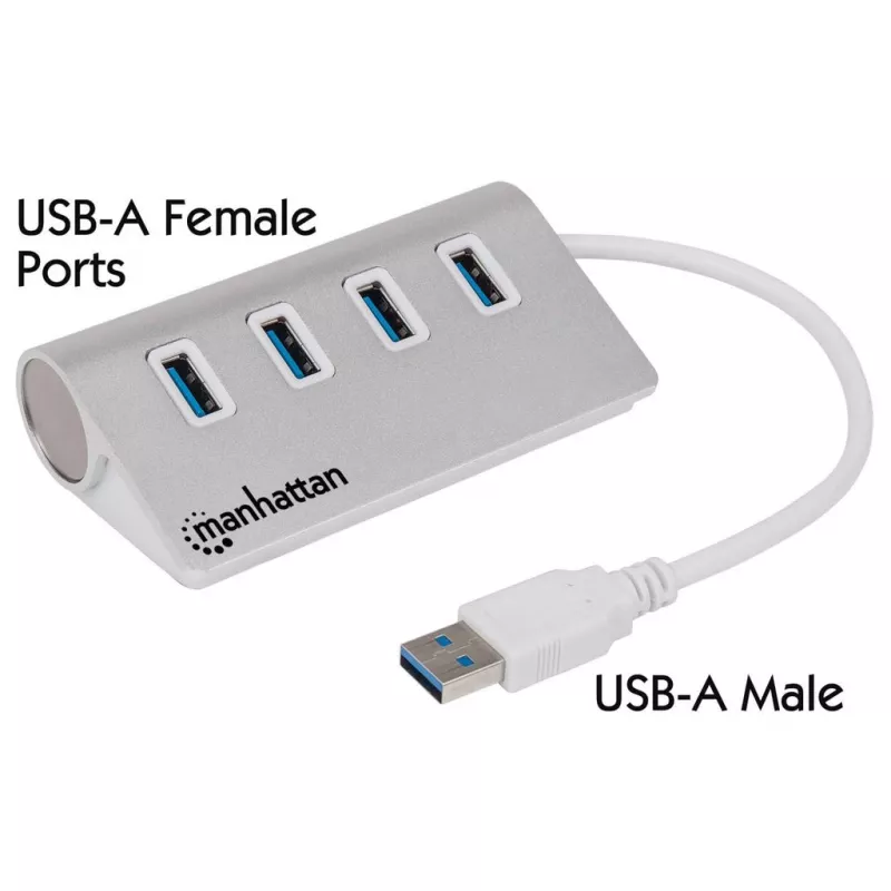 USB Hub Manhattan USB-A 4-Port Hub