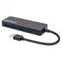 Manhattan USB-A 4-Port Hub, 4x USB-A Ports, 5 Gbps (USB 3.2 Gen1 auch bekannt als USB 3.0), USB-betrieben (kein externes Netzteil erforderlich), Entspricht ST4300PBU3 & ST4300MINU3B
