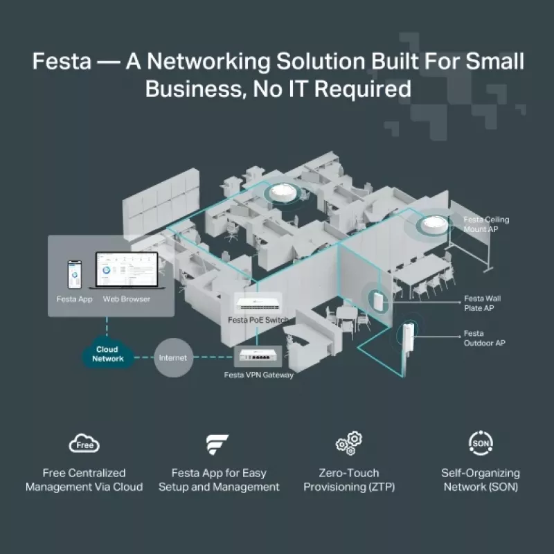 TP-Link Festa F65-Outdoor 3000 Mbit/s Weiß Power over Ethernet (PoE)