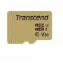 TRANSCEND Micro SDHC Karte 500s 16 GB UHS-I U3 MLC mit Adapter