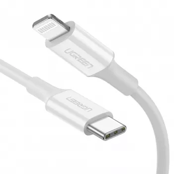 Ugreen 10493 Lightning-Kabel 1 m Weiß