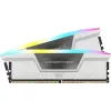 CORSAIR Arbeitsspeicher 32GB DDR5 (2x16GB) DRAM 6000MT/s CL30 Speicherkit Vengeance RGB - Weiß