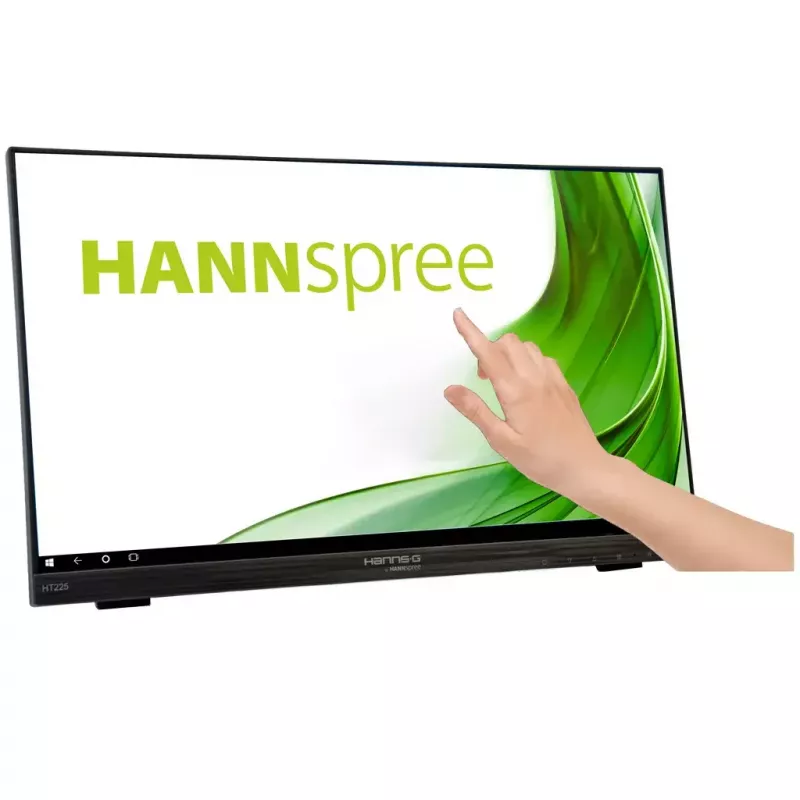 Hannspree HT225HPB Computer-Monitor 54,6 cm (21,5 Zoll) 1920 x 1080 Pixel Full HD LED Touchscreen Tisch Schwarz
