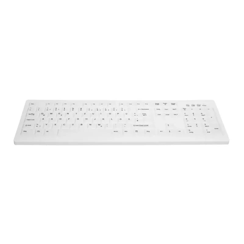 Contour Design Active Key AK-C8100F-FUS-W/GE Tastatur Medizinisch RF Wireless QWERTZ Deutsch Weiß