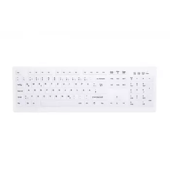 Contour Design Active Key AK-C8100F-FUS-W/GE Tastatur Medizinisch RF Wireless QWERTZ Deutsch Weiß