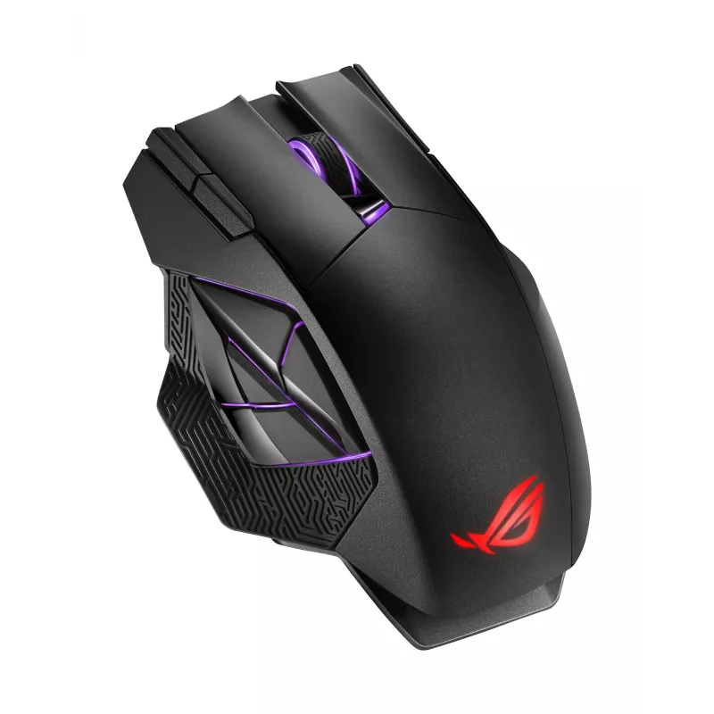 ASUS ROG Spatha X Maus Gaming Rechtshänder RF Wireless + USB Type-C Optisch 19000 DPI