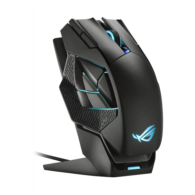 ASUS ROG Spatha X Maus Gaming Rechtshänder RF Wireless + USB Type-C Optisch 19000 DPI