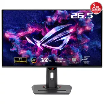 ASUS ROG Strix OLED XG27ACDNG Computer Monitor 67,3 cm (26,5 Zoll) 2560 x 1440 Pixel Quad HD QD-OLED Schwarz