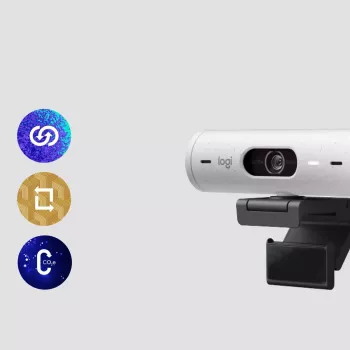 Webcam Logitech Brio 500 Full HD 4MP USB-C Weiß