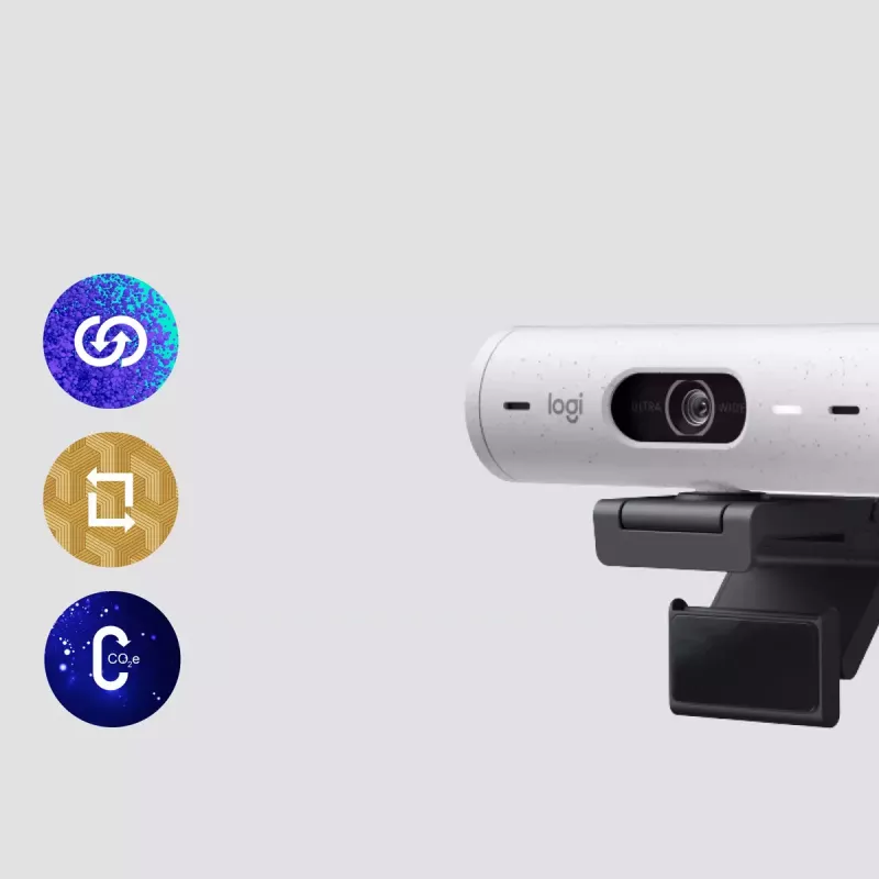Webcam Logitech Brio 500 Full HD 4MP USB-C Weiß