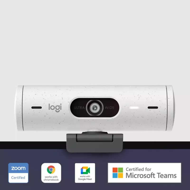 Webcam Logitech Brio 500 Full HD 4MP USB-C Weiß