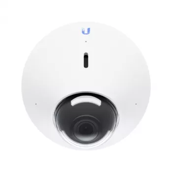 IP-Überwachungskamera UBIQUITI UVC‑G4‑DOME — Dome, Deckenmontage, kabelgebunden, 5 MP (2688x1512), 86° horizontal, Außen-/Innenbereich, weiß