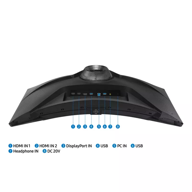 Samsung G75NB Computermonitor 81,3 cm (32 Zoll) 3840 x 2160 Pixel 4K Ultra HD LED Schwarz