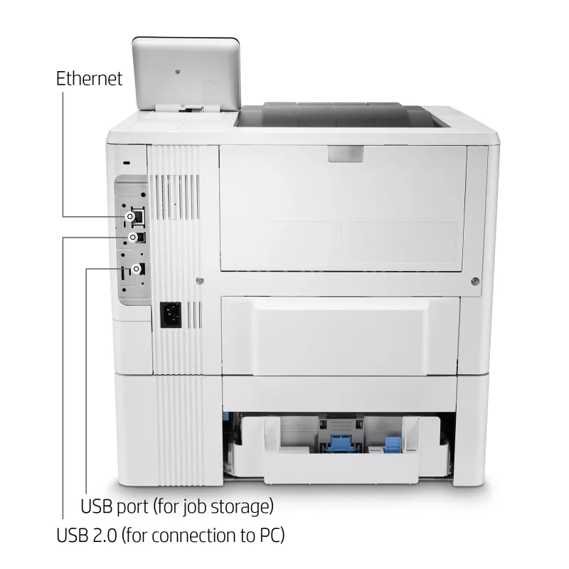 HP LaserJet Enterprise M507x, Laser, 1200 x 1200 DPI, A4, 43 ppm, Duplexdruck, netzwerkfähig