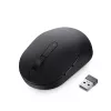 DELL Pro Plus Compact Maus - MS5120W - Schwarz, beidhändig, optisch, RF Wireless + Bluetooth, 1600 DPI, Schwarz