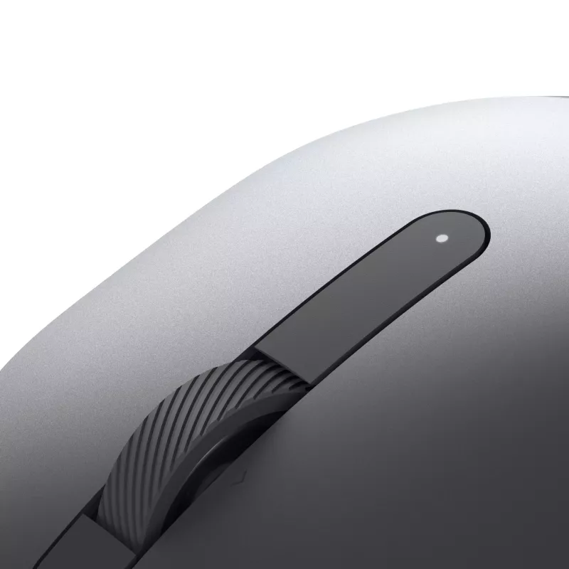 DELL Pro Plus Compact Maus – MS5120W – Titan Gray, beidhändig, optisch, RF Wireless + Bluetooth, 1600 dpi, grau, titan