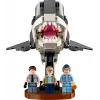Konstruktionsspielzeug LEGO Ideas 21350 Jaws Set — 1497 Teile, 3 Minifiguren, Boot und ikonischer Hai, empfohlen ab 18 Jahren
