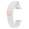 Samsung Stoffarmband (S/M) für Galaxy Watch 7, Band, Smartwatch, Pink, Weiß, Samsung, Galaxy Watch 7, Galaxy Watch4/5/6/7/FE/4 Classic/5 Classic/5 Pro, Stoff
