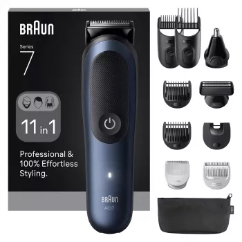 Haarschneider Braun AIO7540 Schwarz Blau Lithium-Ion 120 min