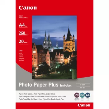 Canon SG-201 Semi-Gloss Fotopapier Plus A4 – 20 Blatt