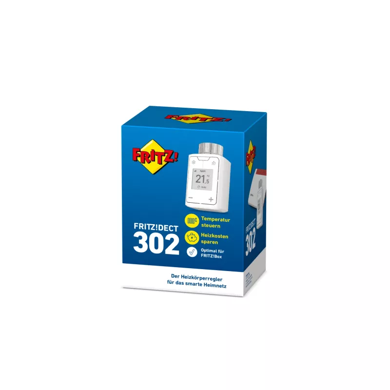 FRITZ!DECT 302 AVM Weiß Smartes Thermostat Bedienelemente