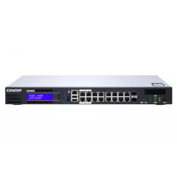 QNAP QGD-1600P Managed Gigabit Ethernet (10/100/1000) Power over Ethernet (PoE) 1U Schwarz, Grau