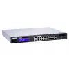 QNAP QGD-1600P Managed Gigabit Ethernet (10/100/1000) Power over Ethernet (PoE) 1U Schwarz, Grau