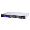 QNAP QGD-1600P Managed Gigabit Ethernet (10/100/1000) Power over Ethernet (PoE) 1U Schwarz, Grau