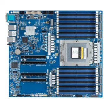 Motherboard GIGABYTE MZ33-AR0 Extended ATX für AMD EPYC 9004 Sockel SP5, 24× DDR5 DIMM, 4× PCIe 5.0 x16, 2× RJ-45
