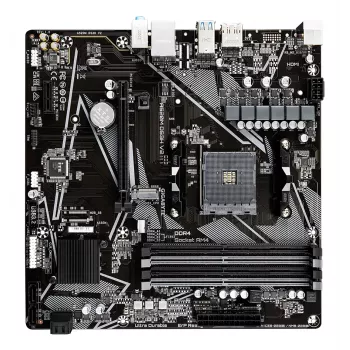 GIGABYTE A520M DS3H V2 Mainboard - Unterstützt AMD Ryzen 5000 Serie AM4 CPUs, bis zu 4733 MHz DDR4 (OC), PCIe 3.0 x16, GbE LAN, USB 3.2 Gen 1