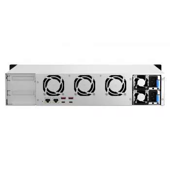 QNAP TS-873AeU-RP NAS Rack (2U) Ryzen Embedded V1500B 4 GB DDR4 0 TB QuTS hero Schwarz