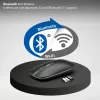 INCA Wireless Maus IWM-531RA – Bluetooth & RF Wireless 2,4 GHz – 1600 dpi – Schwarz/Silber