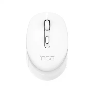 INCA Wireless Maus Iwm-243rb Candy Design - Rf Wireless 2,4GHz - 1600dpi - Weiß